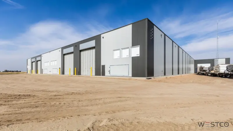 Quattro Farms potato storage and loadout facility